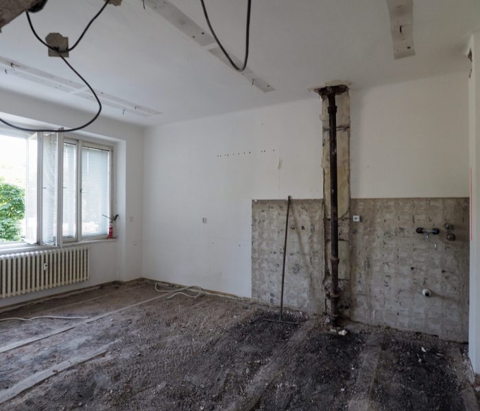 Fotografie z průběhu stavby